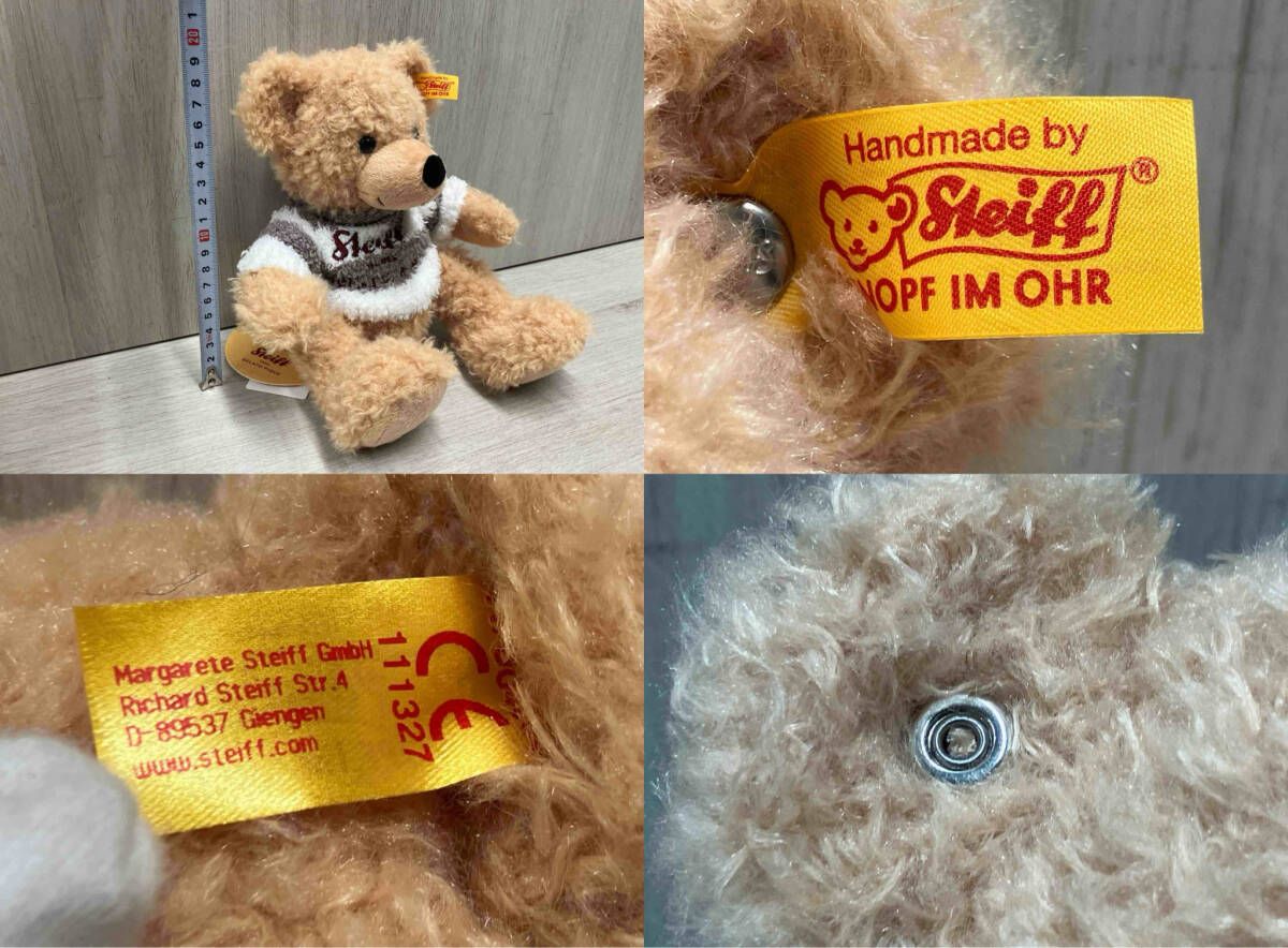 Steiff シュタイフ ジェラートピケ コラボ テディベア タグ付き