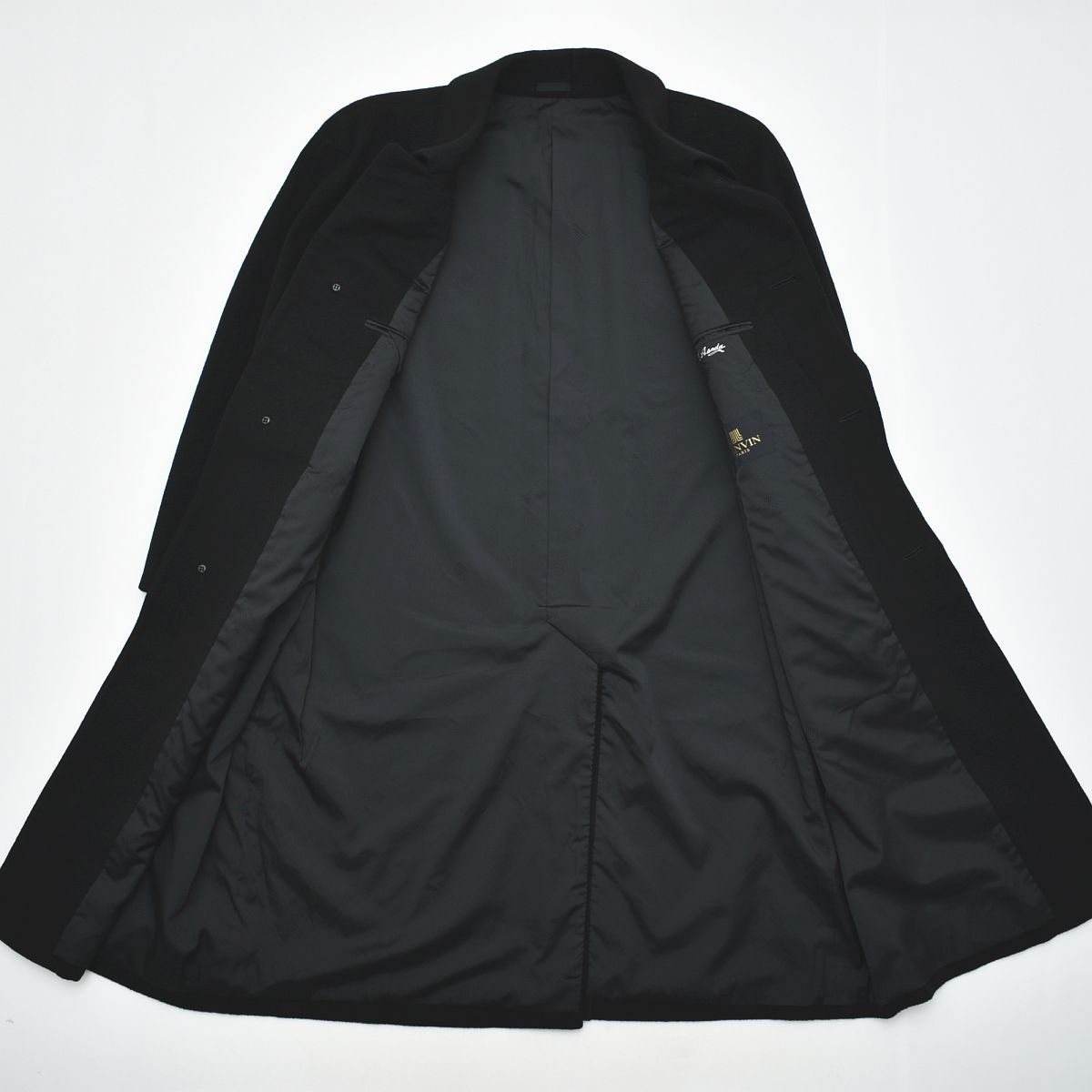 高級】 ランバン LANVIN カシミヤ ビキューナ ウール ロング ステン