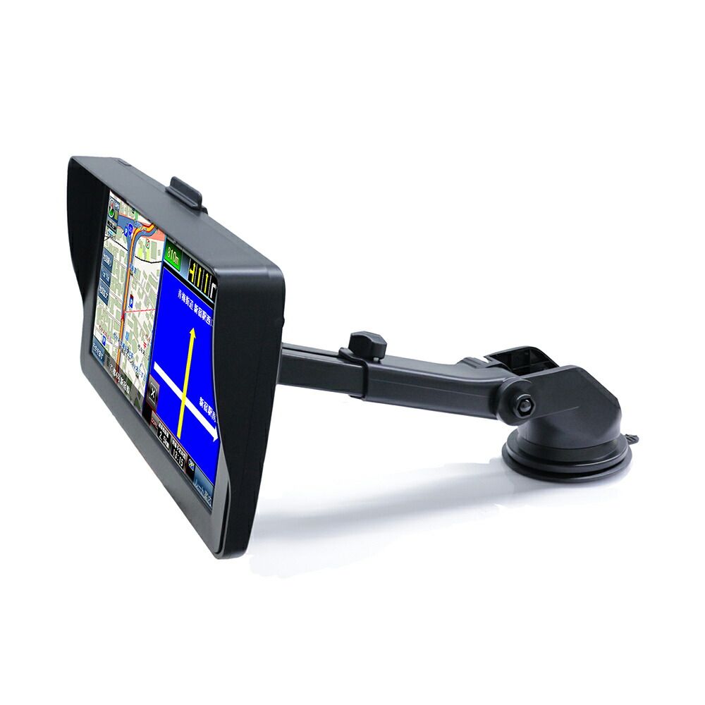 カーナビ 7インチ ポータブルナビ 最新地図搭載 スマートIC 可動式 伸縮スタンド ナビゲーション タッチパネル ダッシュボード 吸盤 サンバイザー付き