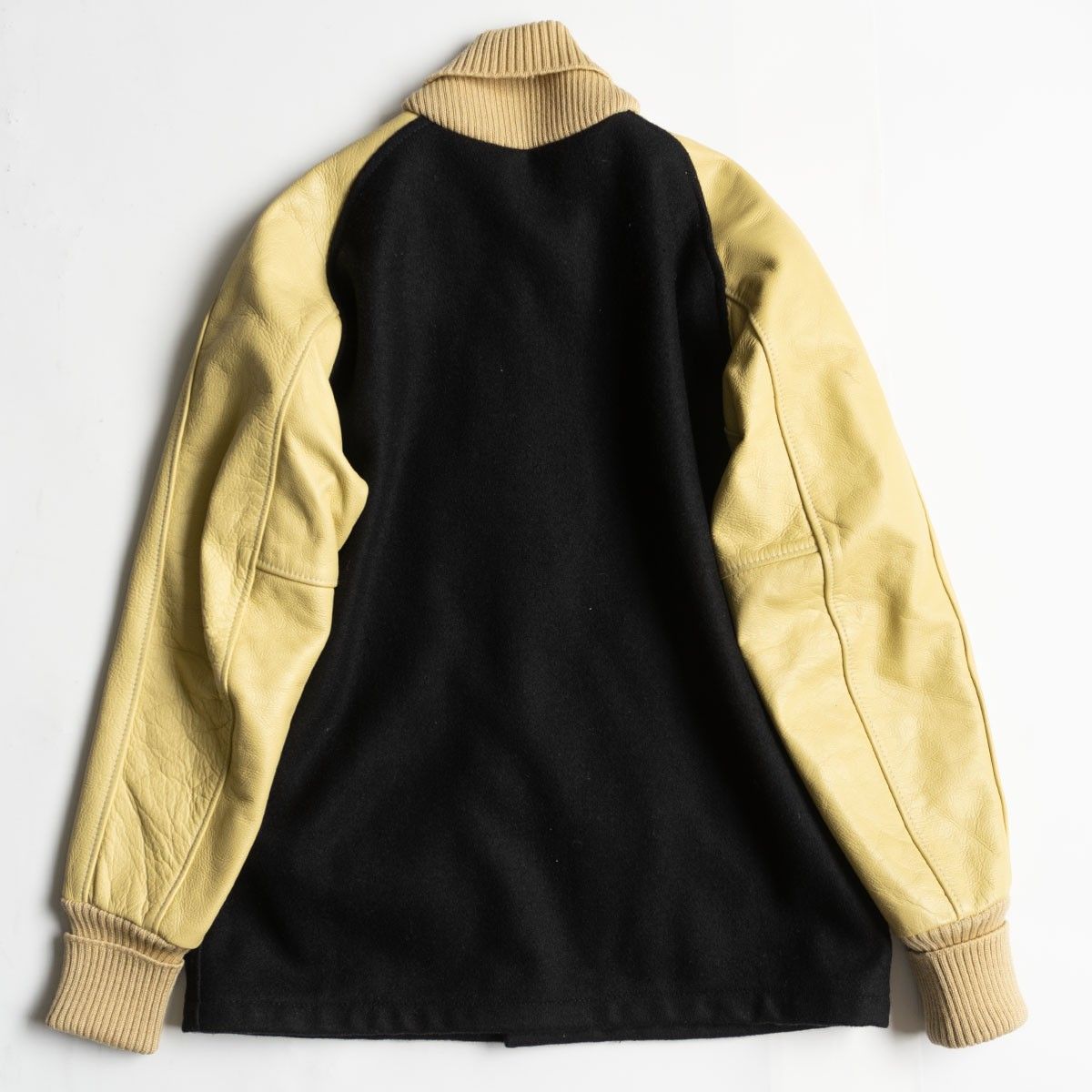 美品】SKOOKUM【メルトン×レザー スタジャン】40 スクーカム