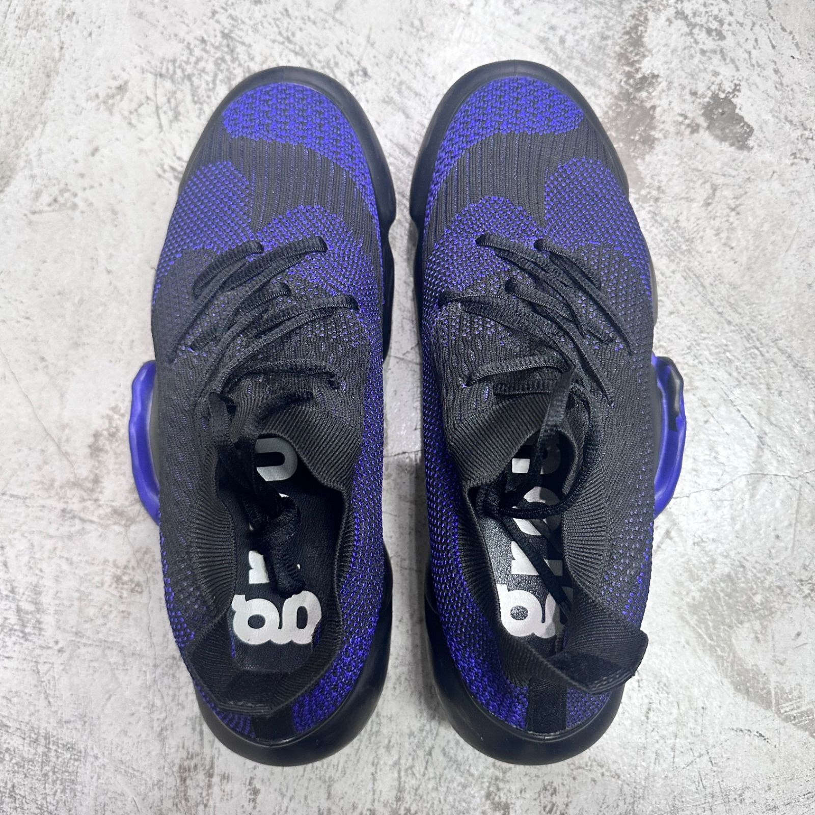 grounds 別注MOOPIE RF Purple 厚底スニーカー ニット ローカット 