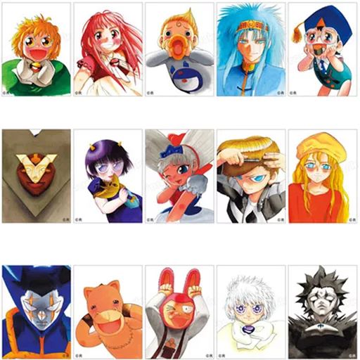 キャンバスボード・キャンバスアート 全15種セット 「金色のガッシュ