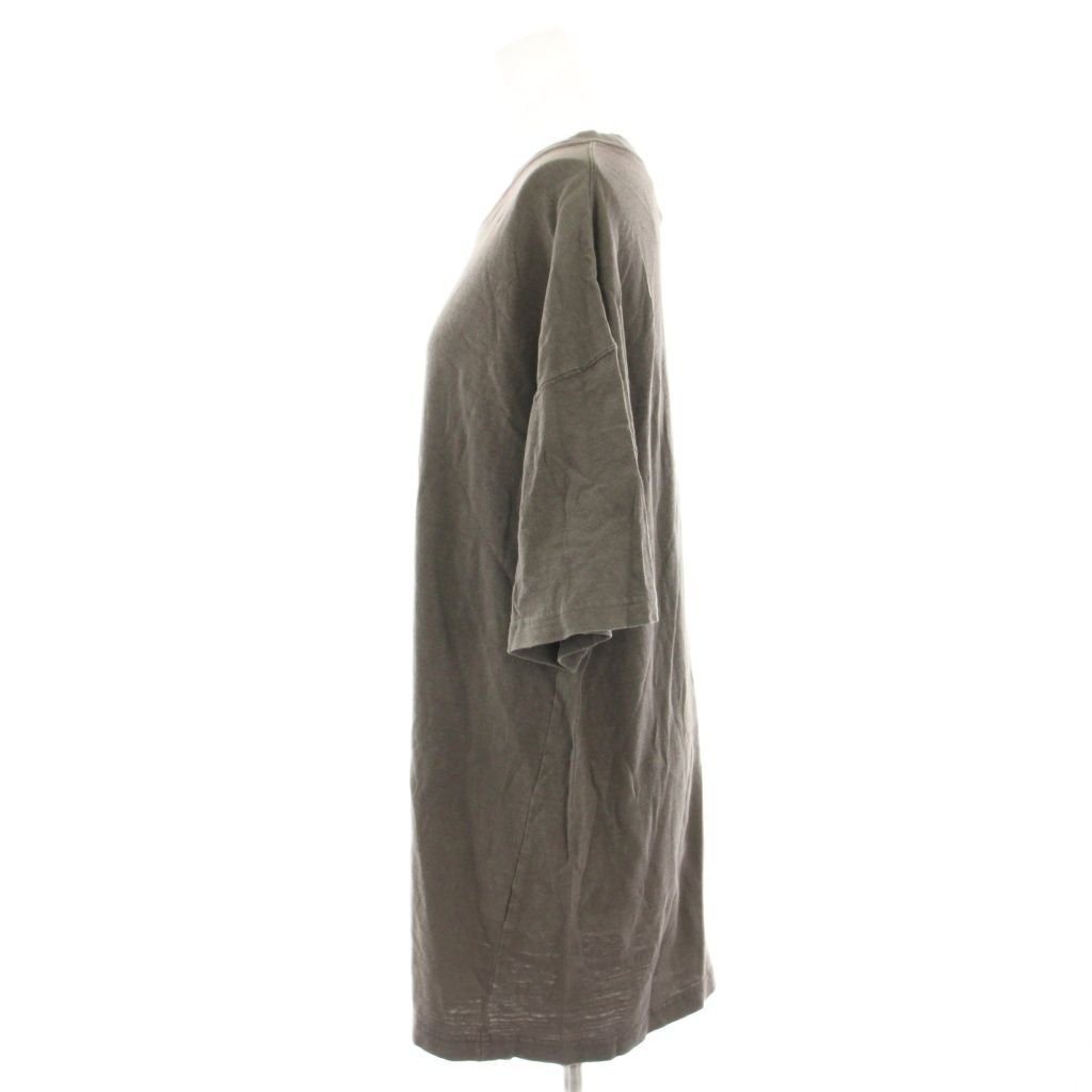 ドゥーズィエム クラス loose Tシャツ ダメージ加工 半袖 グレージュ系 ドゥーズィエム クラス loose Tシャツ ダメージ加工 半袖