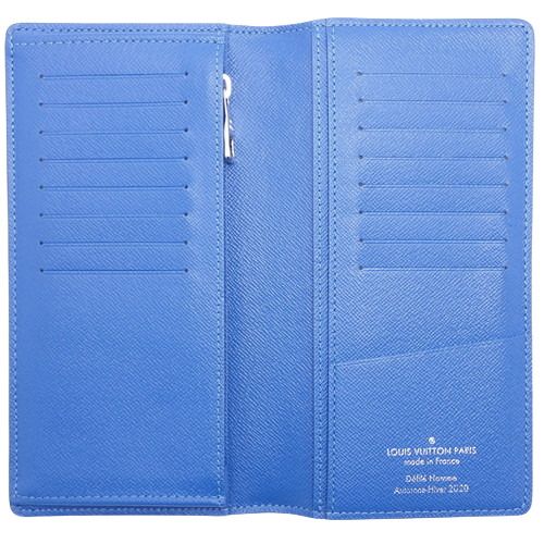 Louis Vuitton 長財布 青い雲模様 明日着 限定カラー♪ LV ジャイアントモノグラム 長財布 ZIPPY
