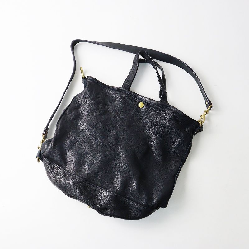 未使用級✨パラスパレス ゴートレザー製品染め 3wayショルダーバッグ 大 美品 パラスパレス Pal'las Palace ゴートレザー製品染めバッグ