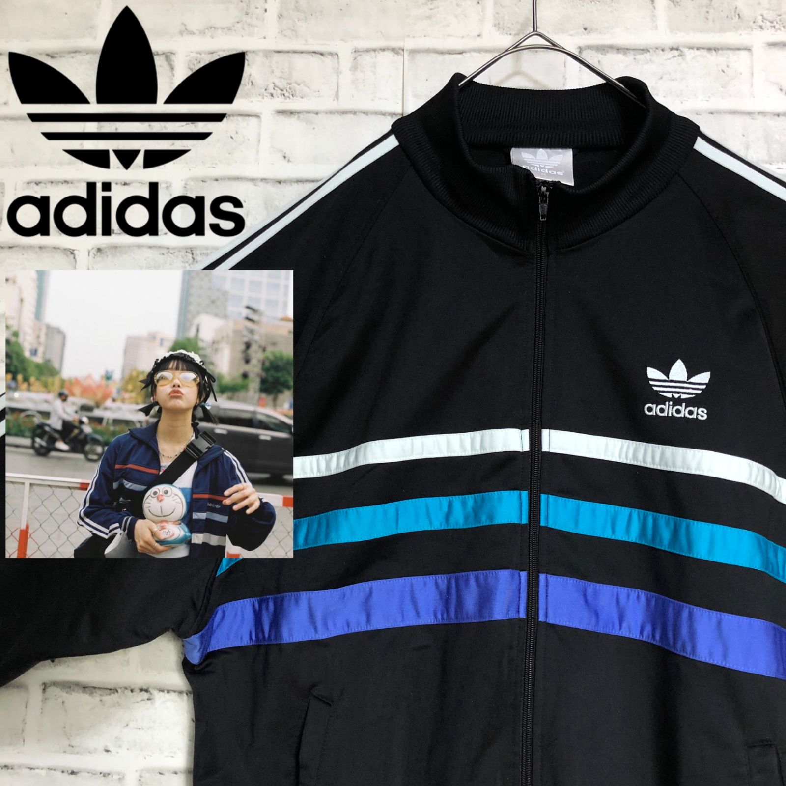 あのちゃん着用adidasオリジナルス トラックジャージ 貴重2XLとても