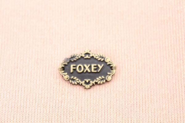 フォクシー FOXEY シューフルールトップス ピンクベージュ 春夏秋 中古 ...