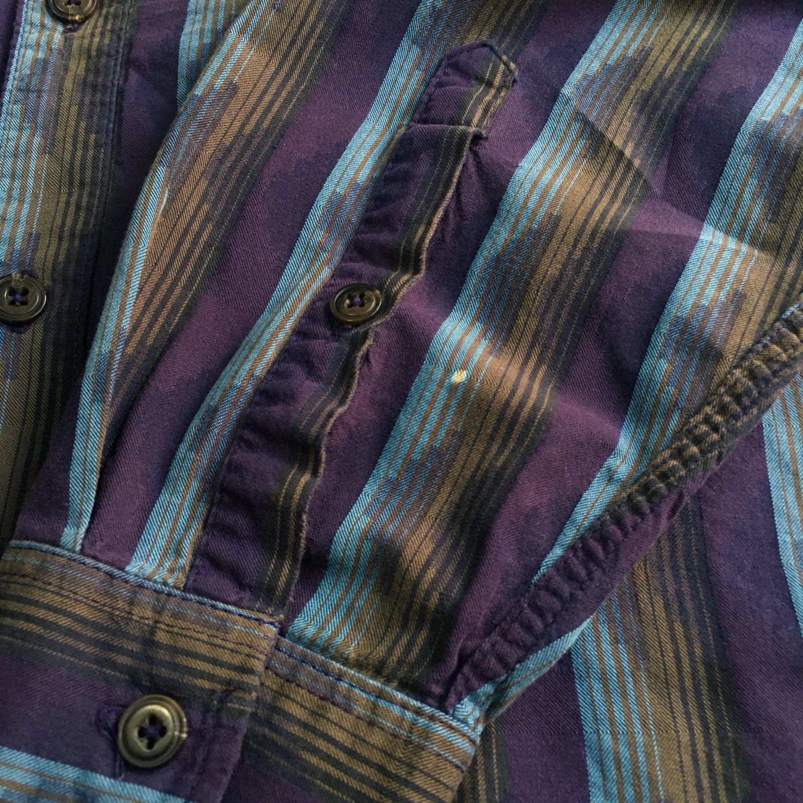 90s patagonia Native Stripe Long sleeve shirt パタゴニア