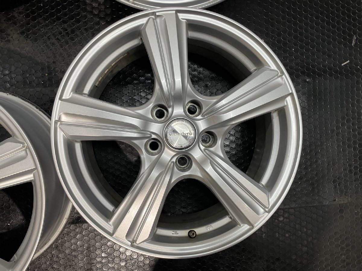 DUNLOP VIOLENTO ヴィオレント 社外ホイール 17インチ 4本 7J5HPCD114