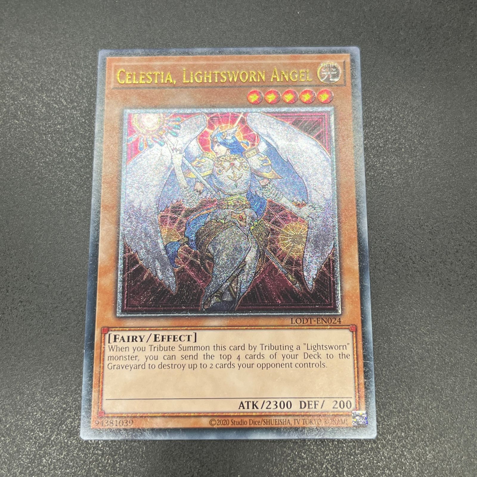 遊戯王 英語 ライトロード・エンジェル ケルビム レリーフ LODT 遊戯王 ライトロード・エンジェル ケルビム/レリーフ/英語/EU版