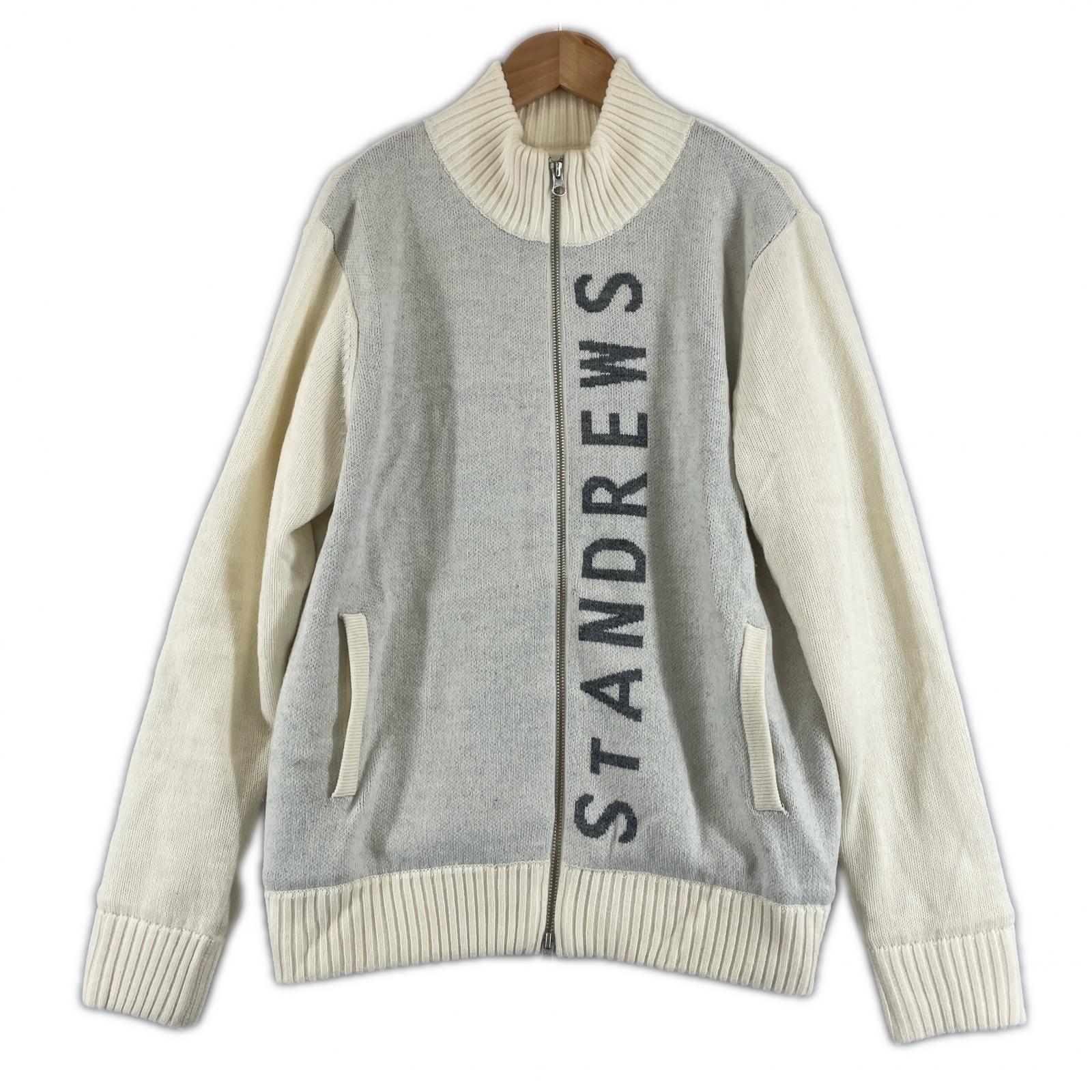 美品 St Andrews セントアンドリュース フルジップニットアウター