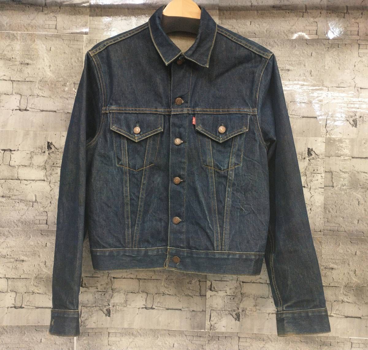 90s バレンシア 復刻 Levi's リーバイス 557 デニムジャケット Gジャン BIG E サイズ36 濃紺色 - メルカリ