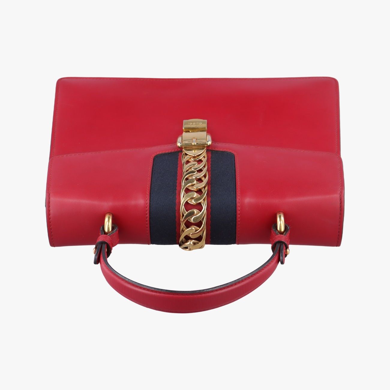 グッチGucciシルヴィレッド×ネイビーレザー431665C022903520