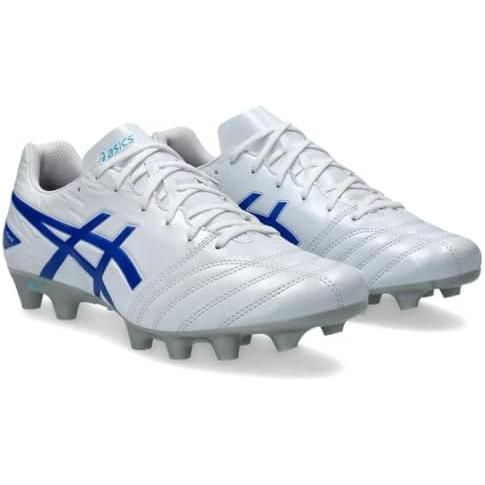 アシックス(ASICS) サッカースパイク DS LIGHT CLUB 1103A097-100 ホワイト/ツナブルー 27cm