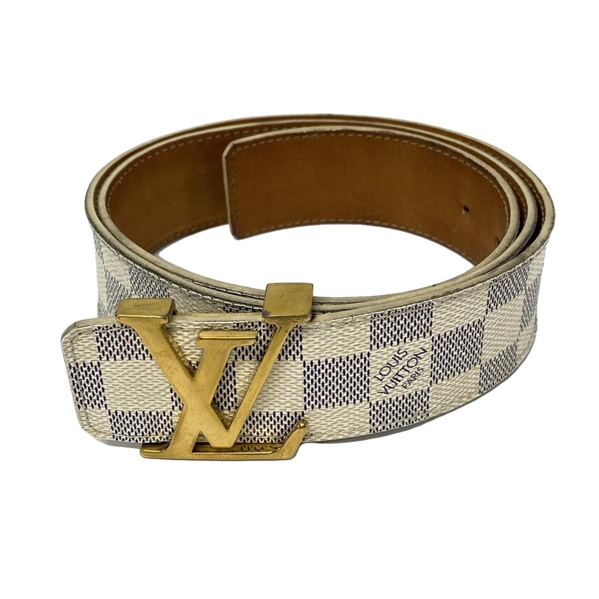 LOUIS VUITTON(ルイヴィトン) ベルト ダミエ サンチュールイニシアルダミエアズール M9609 アズール