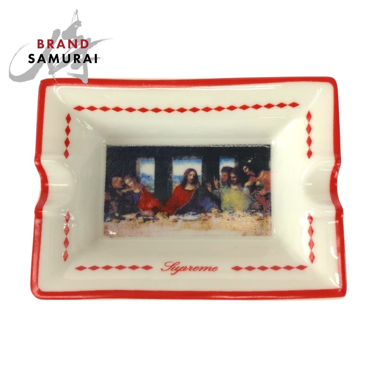 ♥ Supreme シュプリーム 12aw 最後の晩餐 マルチカラー ガラス 灰皿 アッシュトレイ メンズ 505534