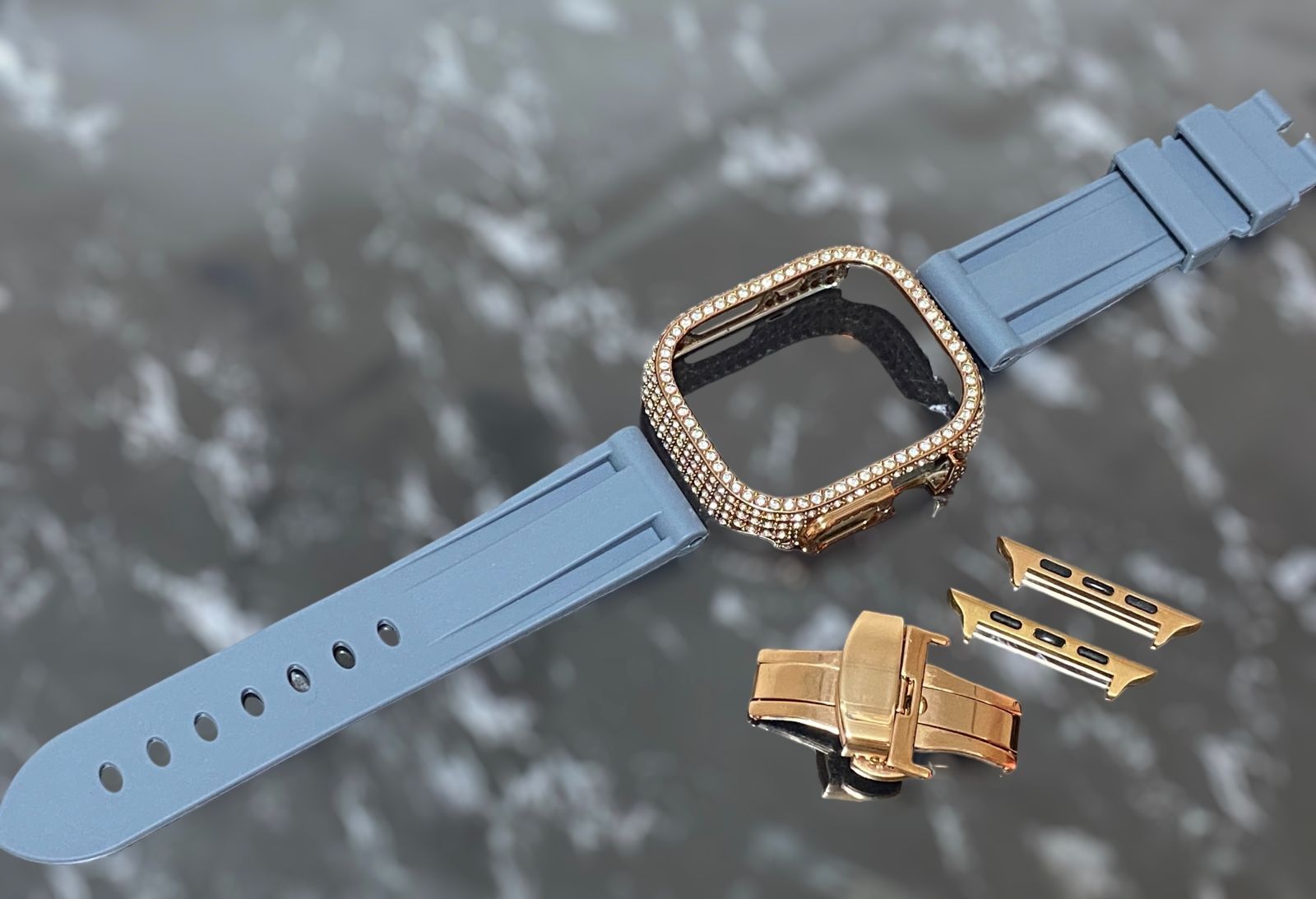 ultra用 49mm アップルウォッチ ケースカバーApple Watch. ✴︎Dラバー  