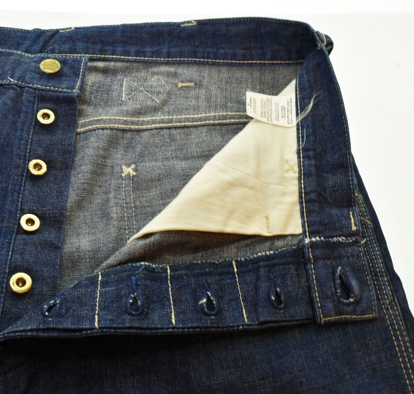 テンダーロイン TENDERLOIN シンチバック ペインターパンツ 青 デニム