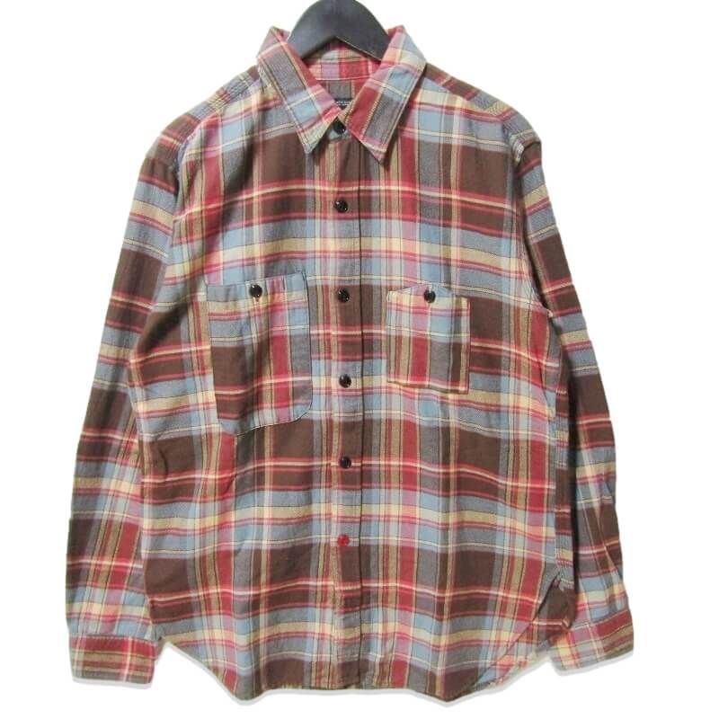 新品】エンジニアードガーメンツ WORK SHIRT ネルシャツ