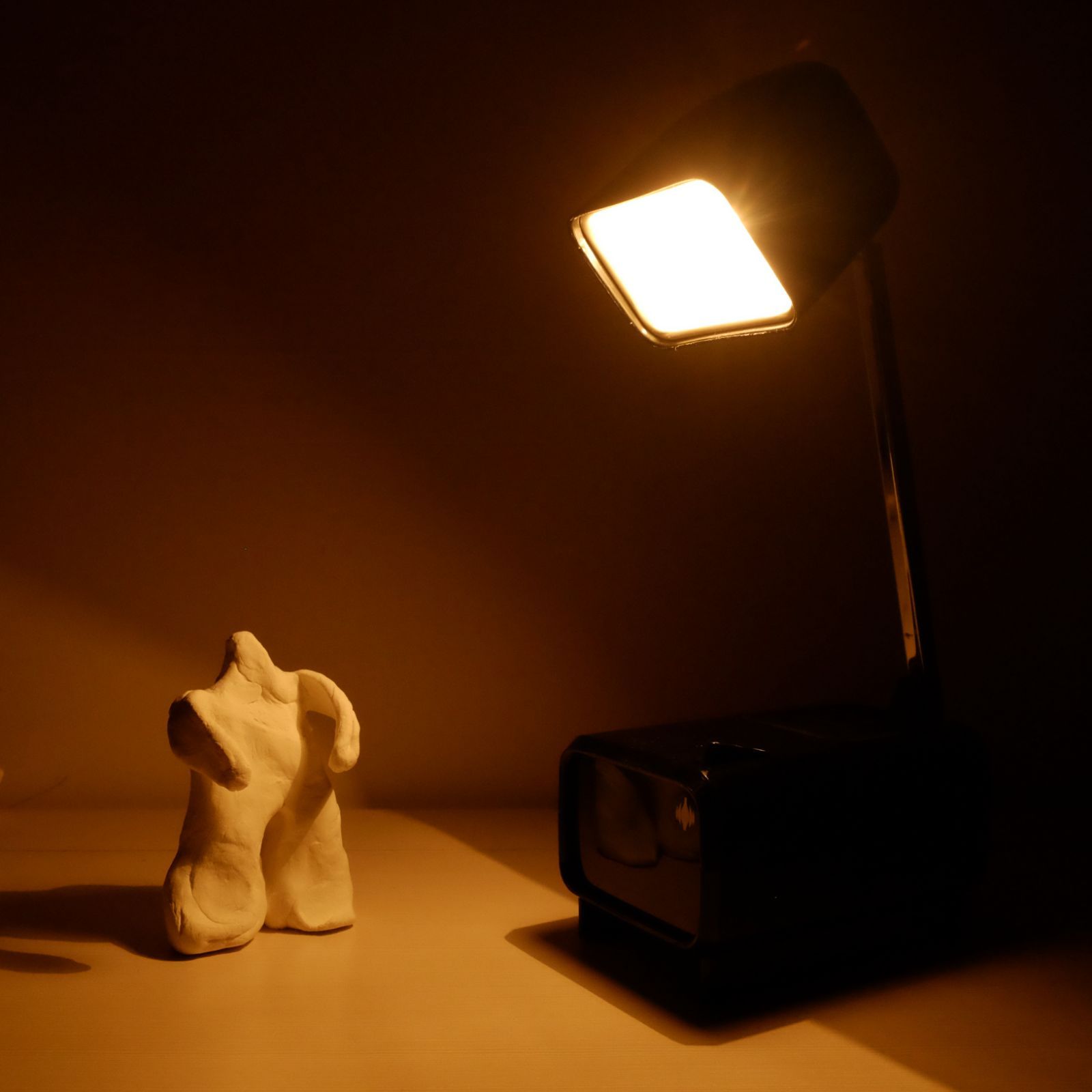 山田照明 ZM-001 Black 折り畳みスタンド スタンドライト デスクライト