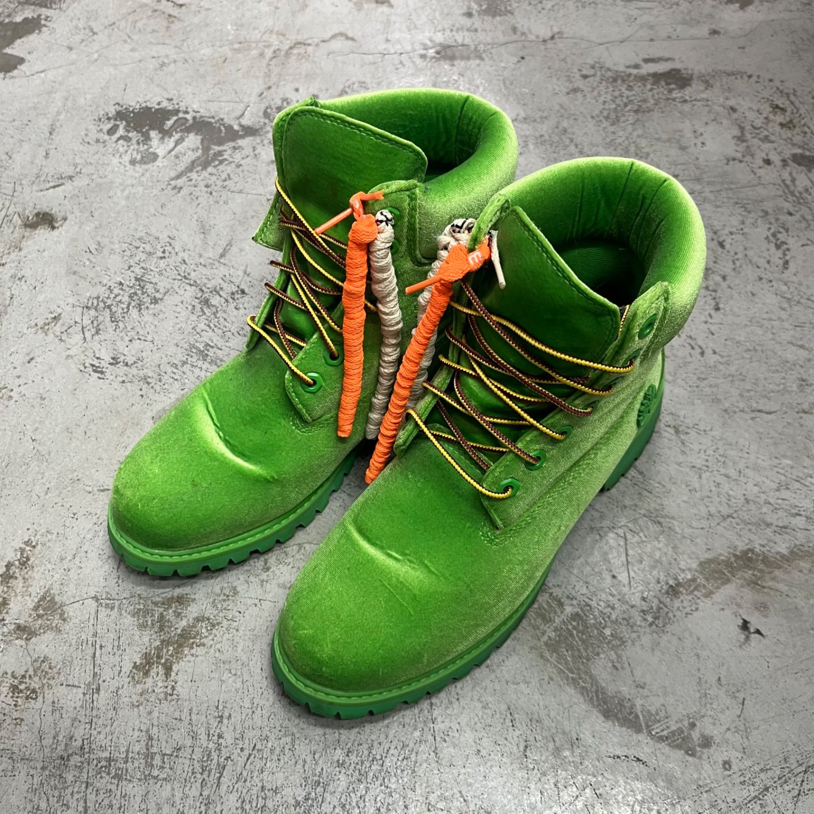 Timberland × Off-White 6-Inch boots 6インチブーツ ベロア