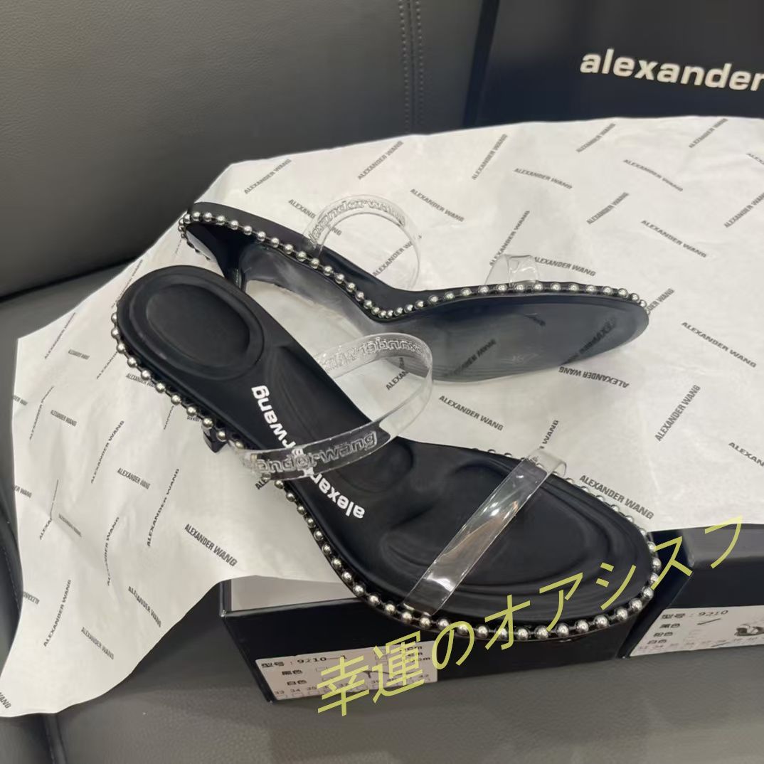 新品/美品 Alexander Wang アレキサンダーワン ハイヒール・パンプス ブラック - メルカリ