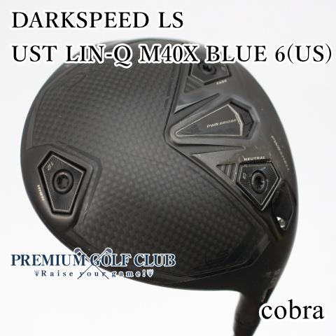 Cランク ドライバー コブラ ダークスピード DARKSPEED LS UST LIN-Q M40X BLUE 6 US |F4 9度 7485
