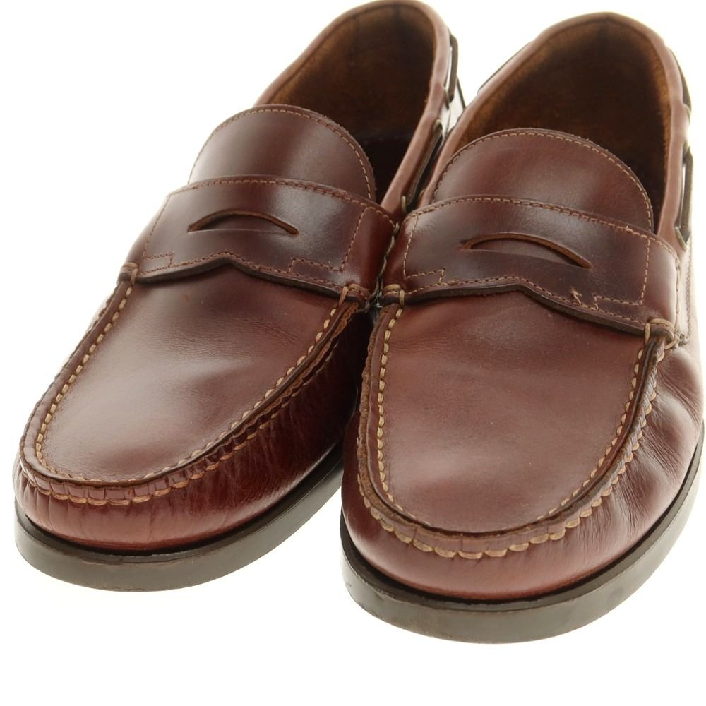  ＜特価 ＞2025年新作登場! パラブーツ Paraboot BEAMS別注 CORSICA オイルドレザー ローファー ブラウン サイズ9 メンズ 適正な