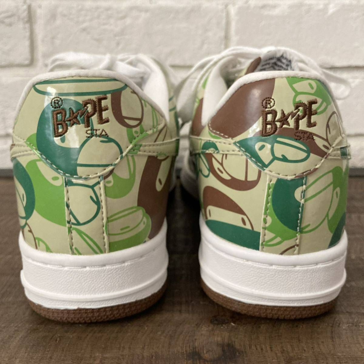 ☆未使用品☆ BAPESTA エナメル スニーカー 28.5cm Milo camo a bathing ape BAPE STA shoes  sneakers エイプ ベイプ マイロ ベイプスタ - メルカリ