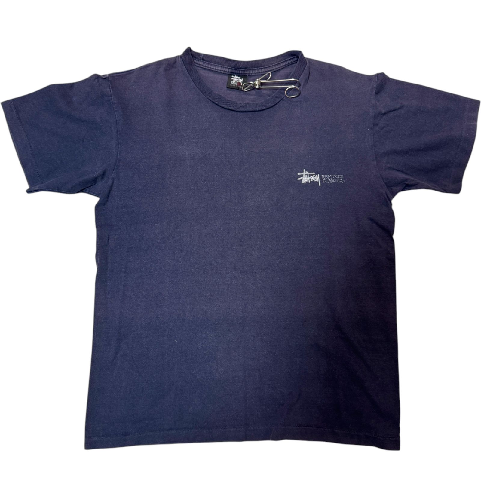 90s old stussy ローマの休日 Tシャツ Mサイズ USA製 黒タグ アート 