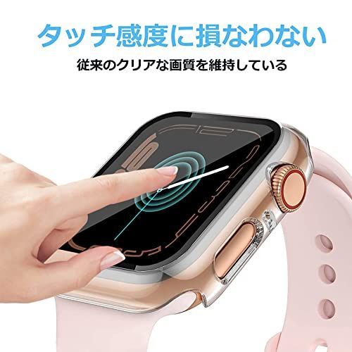 送料無料】 45mm_ブラック+ブルー colaxuyi 【2枚セット】 Apple Watch