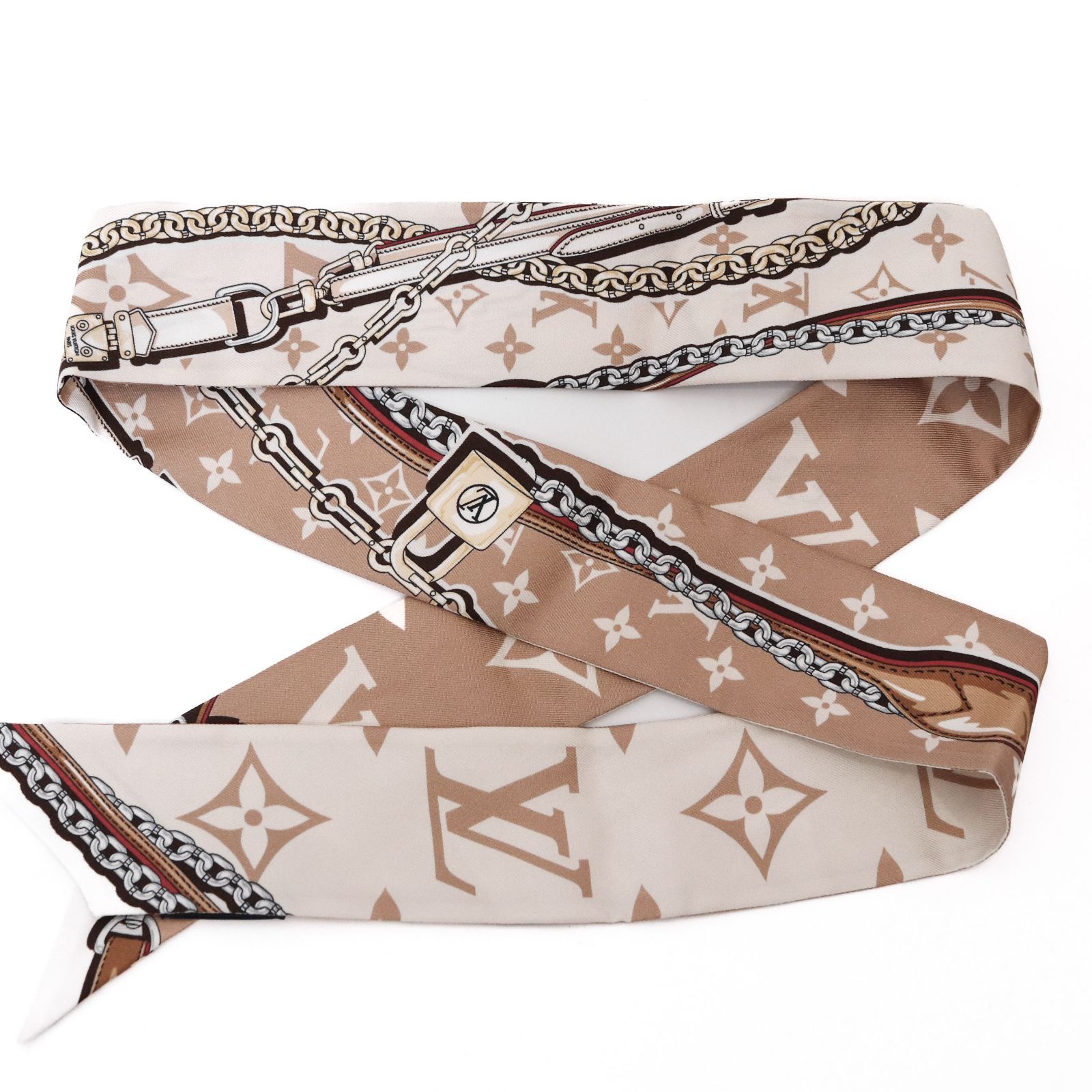 ルイ・ヴィトン バンドーBB スカーフ アルティメット ベージュ M79588 LOUIS VUITTON - ルイヴィトン LOUIS VUITTON バンドーBB