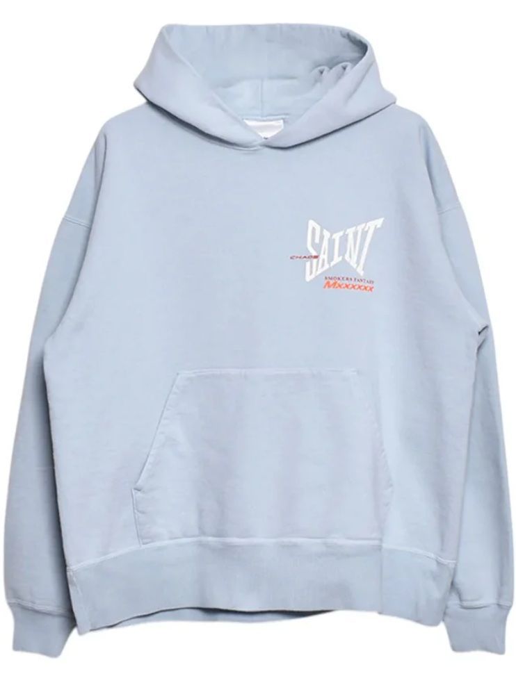 【Saint Mxxxxxx】HOODIE / RIBON SAINT / BLUE 要在庫確認 Saint Mxxxxxx】HOODIE / RIBON SAINT / BLUE 要在庫確認 Saint