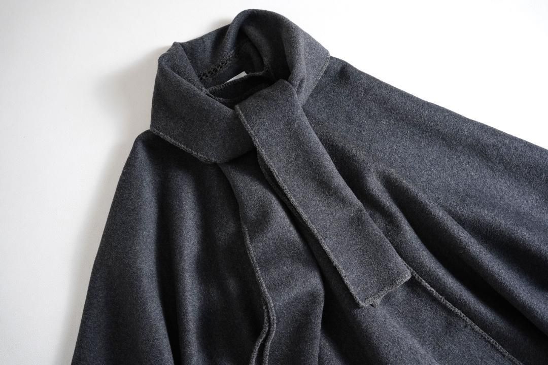 ウール混 ケープコート