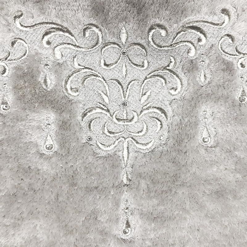 センコー NYNAS シャンティ 2 バスマット インテリアマット 約55×85cm シャンパンゴールド ラインストーン 36387