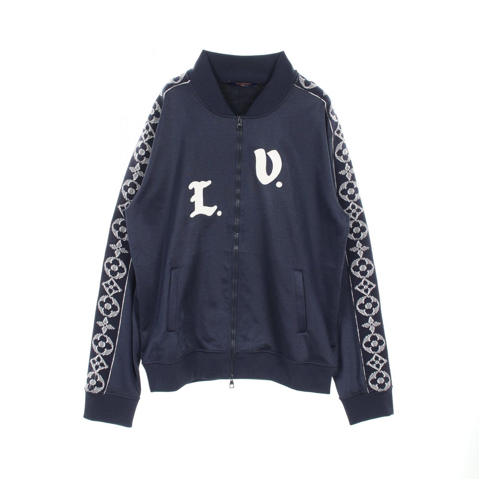 ルイヴィトン エンベリッシュドLVグラフィックホッケートラックブルゾン メンズM LOUIS VUITTON ルイ・ヴィトン その他ジャケット エンベリッシュドLV