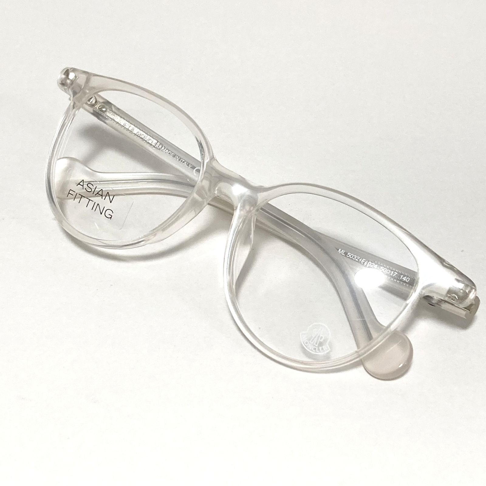 MONCLER 眼鏡 メガネ 透明フレーム ユニセックス サングラス 新品未使用