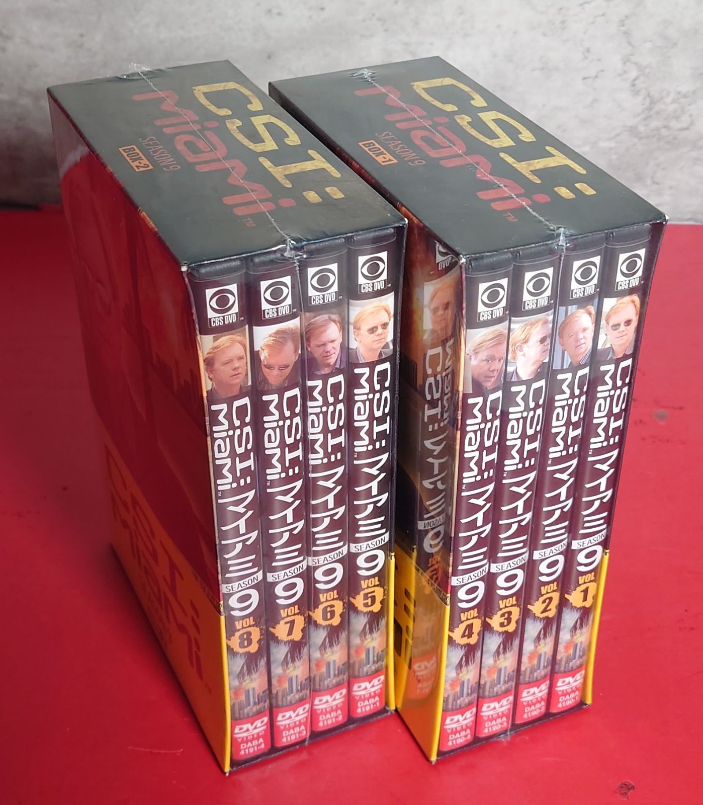 未開封】CSI：マイアミ シーズン9 コンプリートDVD-BOX 1-2