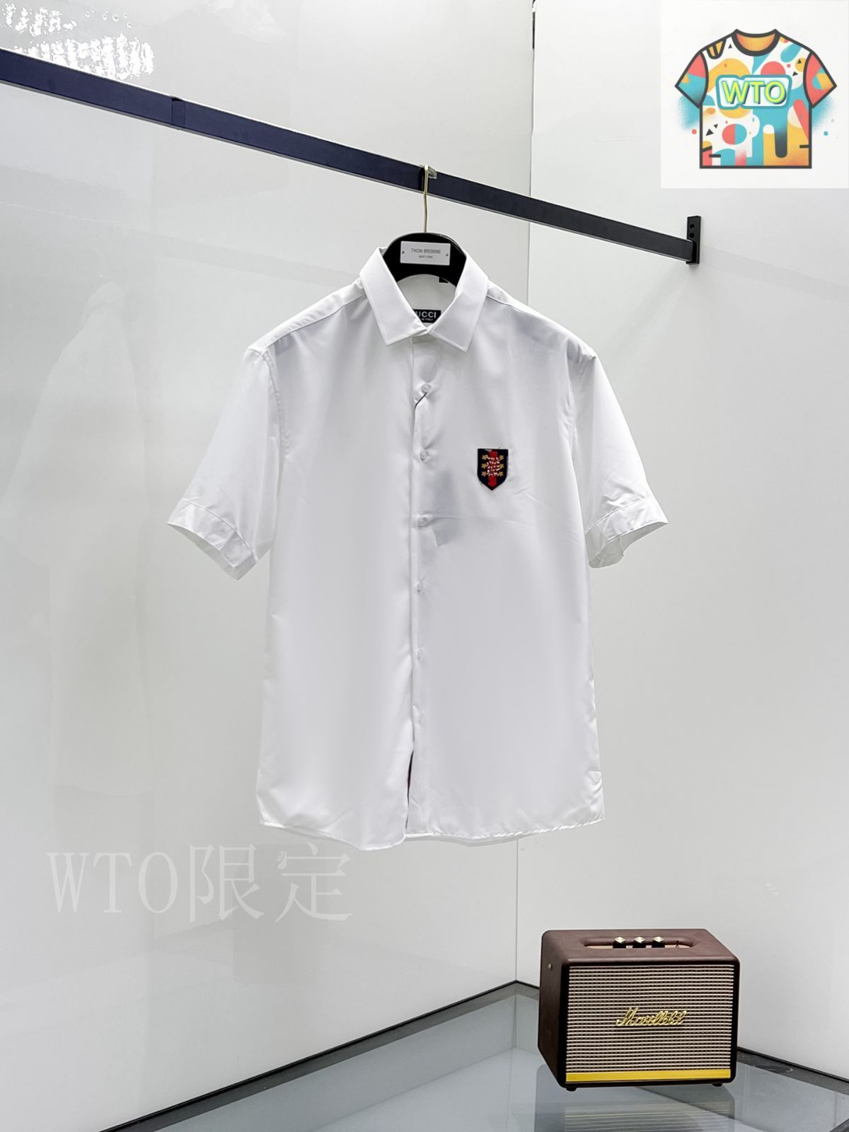 2/9までタイムセール　お値下げ❗️GUCCI カットソー GUCCI】グッチ『アディダス ロゴ コットンロングTシャツ sizeM