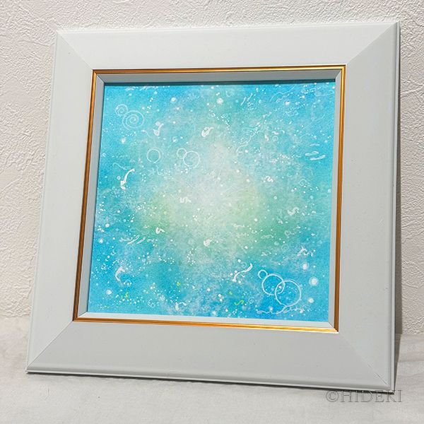 抽象画パステル うれしい