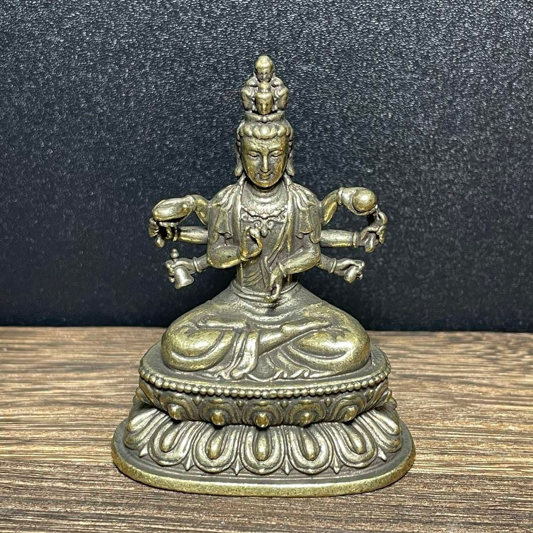 銅細工 千手観音像 供養仏像 装飾品 工芸品 美術品 置物 - メルカリ 銅細工 千手観音像 供養仏像 装飾品 工芸品 美術品 置物 - メルカリ