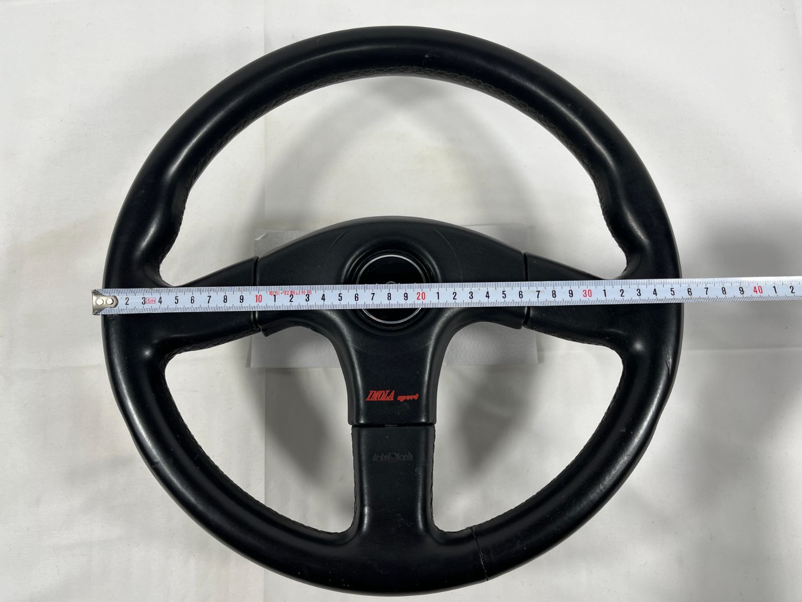 italvolanti IMOLA ステアリング 黒 italvolanti IMOLAステアリング 3スポーク レザー製 - メルカリ