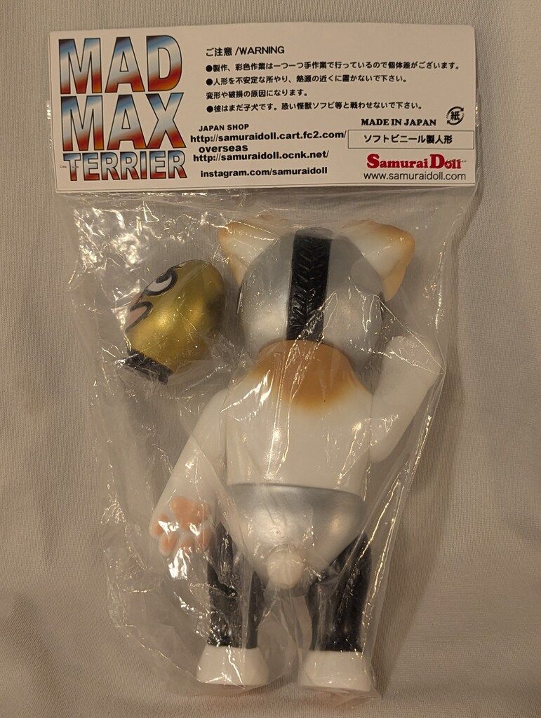 SamuraiDoll MAD MAX TERRIER 白成型/銀マスク Max MAX - IGN 二手
