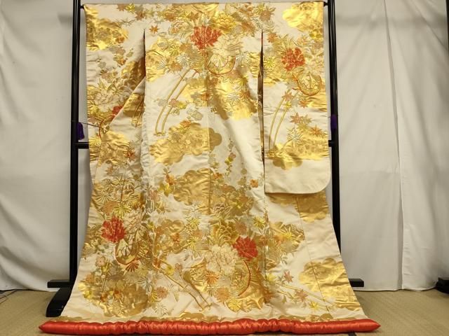 平和屋本店▽色打掛 和装 婚礼 結婚式 花嫁 神社挙式 駒刺繍