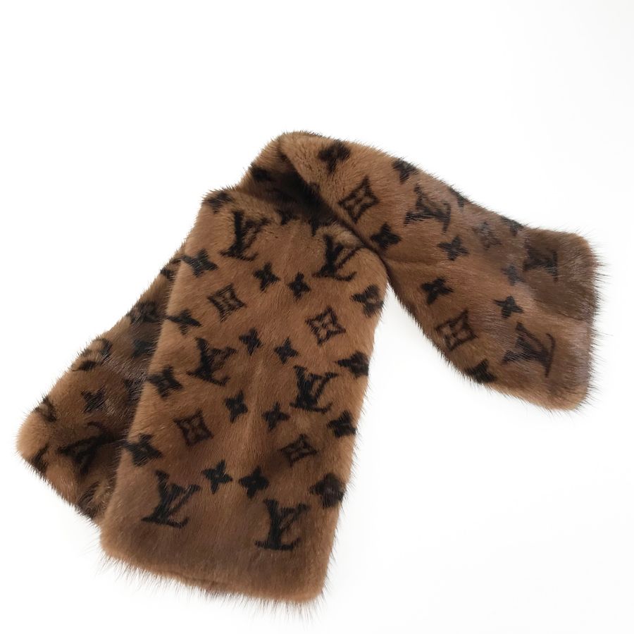 ルイ ヴィトン LOUIS VUITTON モノグラム エシャルプ ヴィゾン M78744 レディース マフラー sh