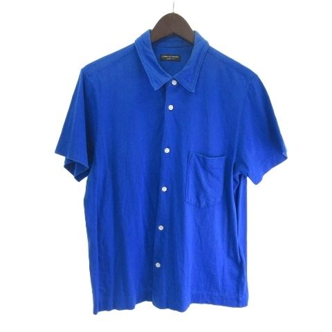 コムデギャルソンオムプリュス COMME des GARCONS HOMME PLUS シャツ 半袖 コットン ブルー