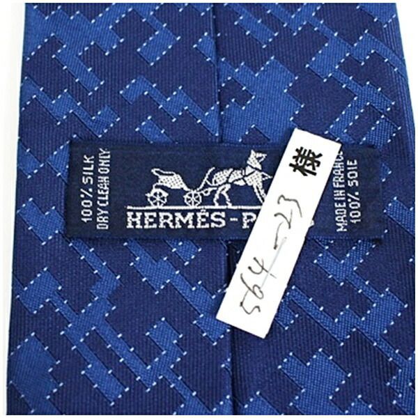 HERMES ネクタイ スカーフ柄 カチナ ブラック シルク 美品 HERMES ネクタイ スカーフ柄 カチナ ブラック シルク 美品