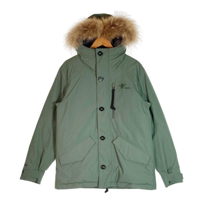 ★Foxfire フォックスファイヤー マッシングジャケット ダウンジャケット ファー付 GORE-TEX 5113997 カーキ sizeL