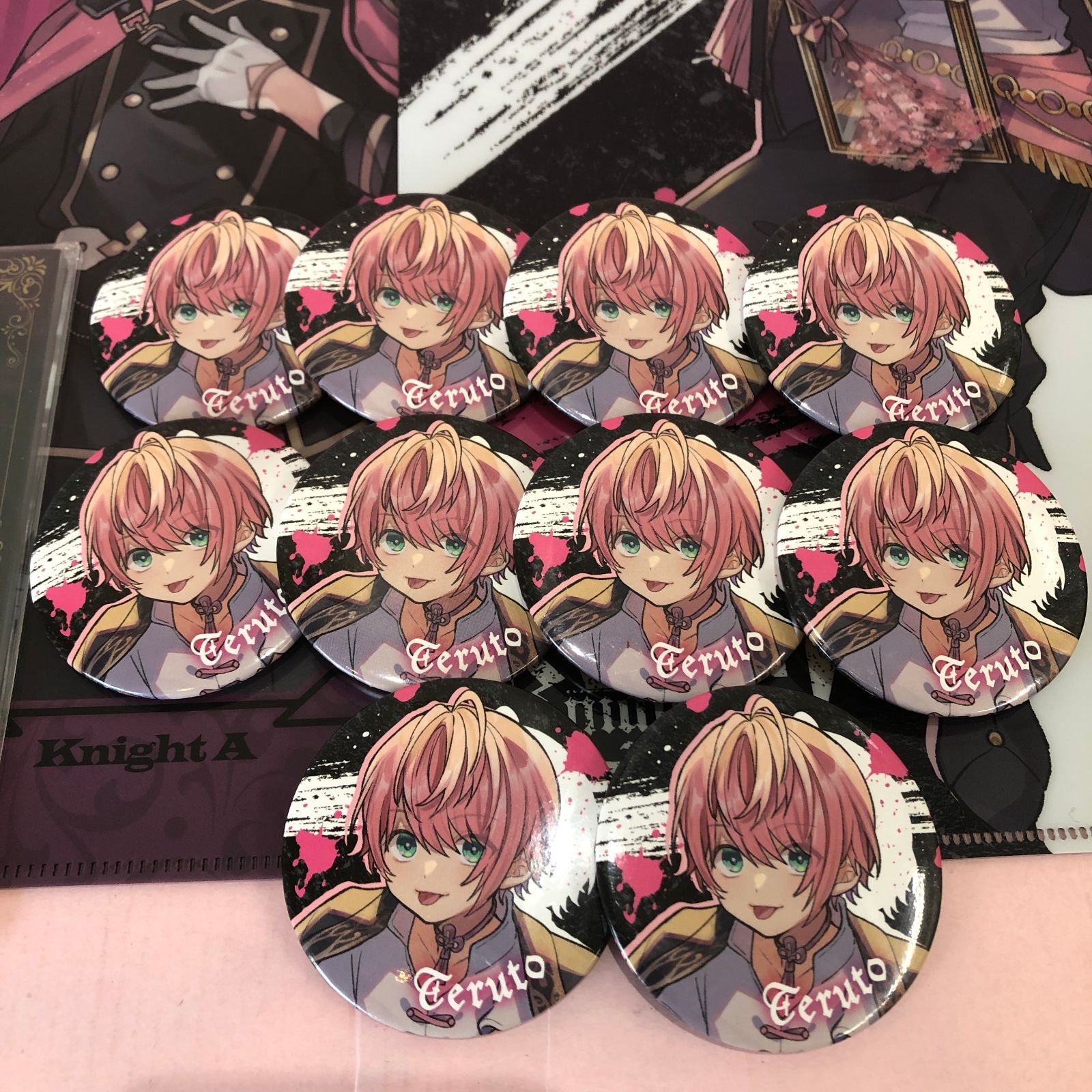 Amazon.co.jp: てるとくん 缶バッジ 騎士A KnightA 痛バ グッズ