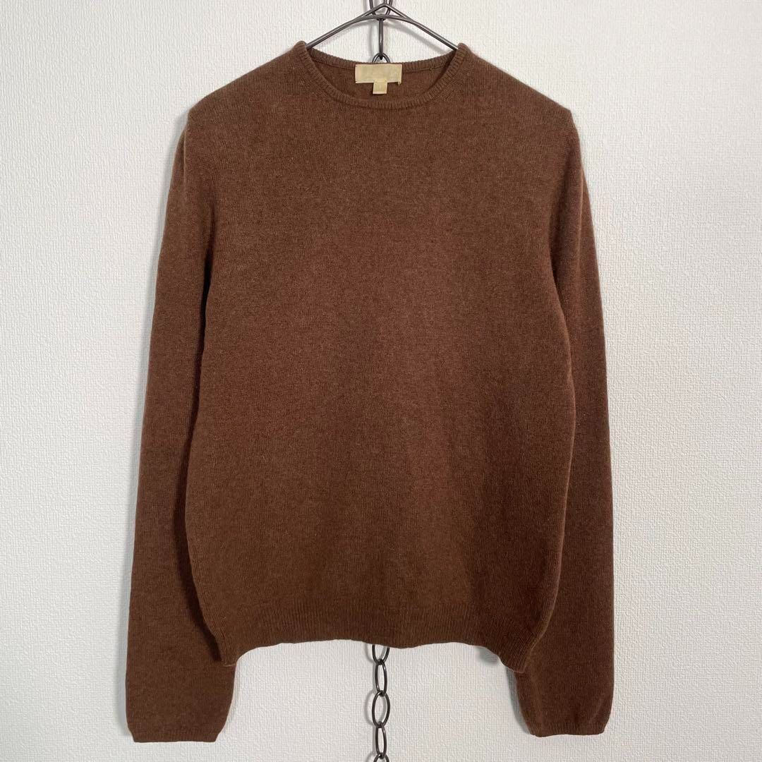 Drawer ドゥロワー 16G天竺ニット ブラウン 茶色 定価41,800円 Drawer ドゥロワー 16G天竺ニット ブラウン 茶色 定価41,